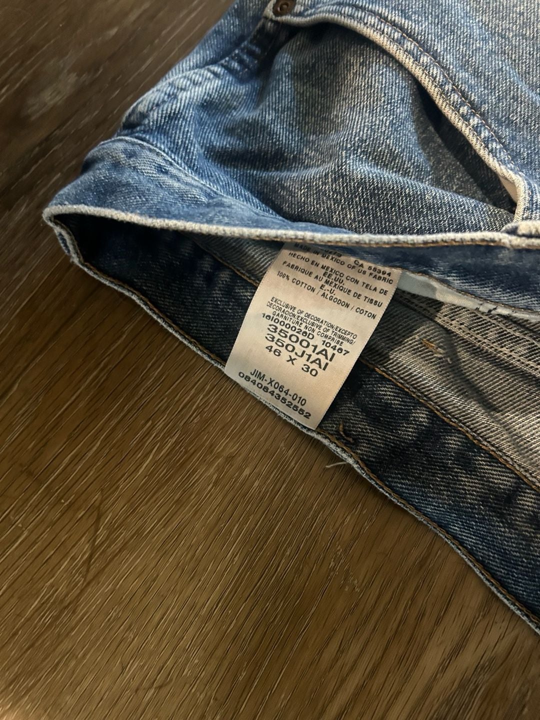 Wrangler Vintage Loose Fit Denim Jeans Lot of 3 Blue Y2K Baggy Distressed 4