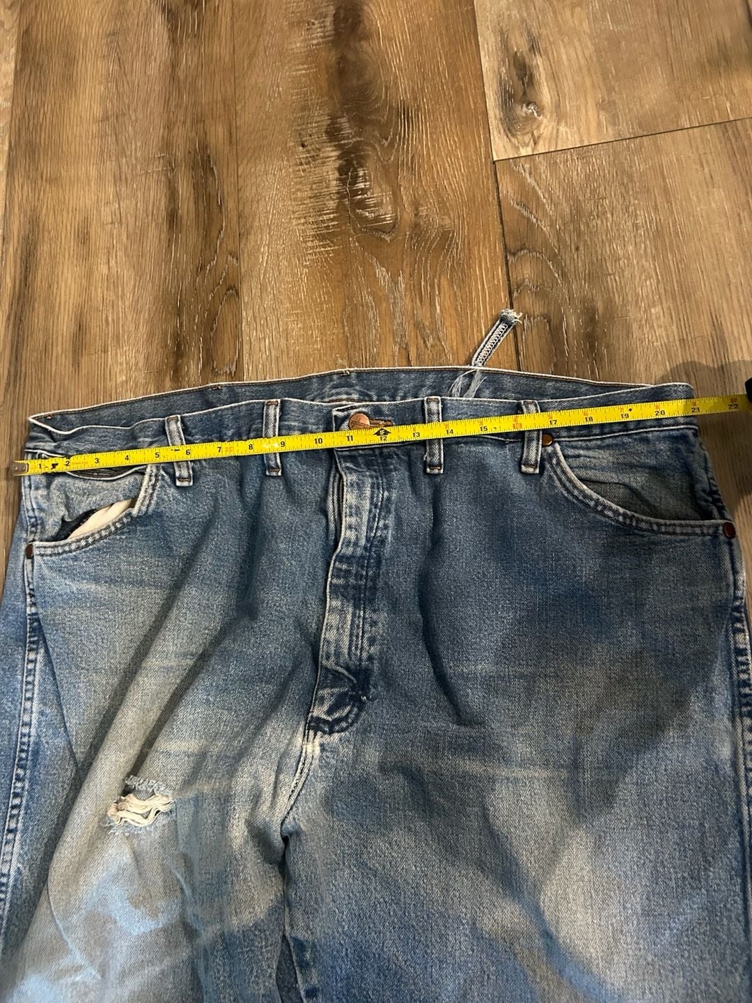 Wrangler Vintage Loose Fit Denim Jeans Lot of 3 Blue Y2K Baggy Distressed 5