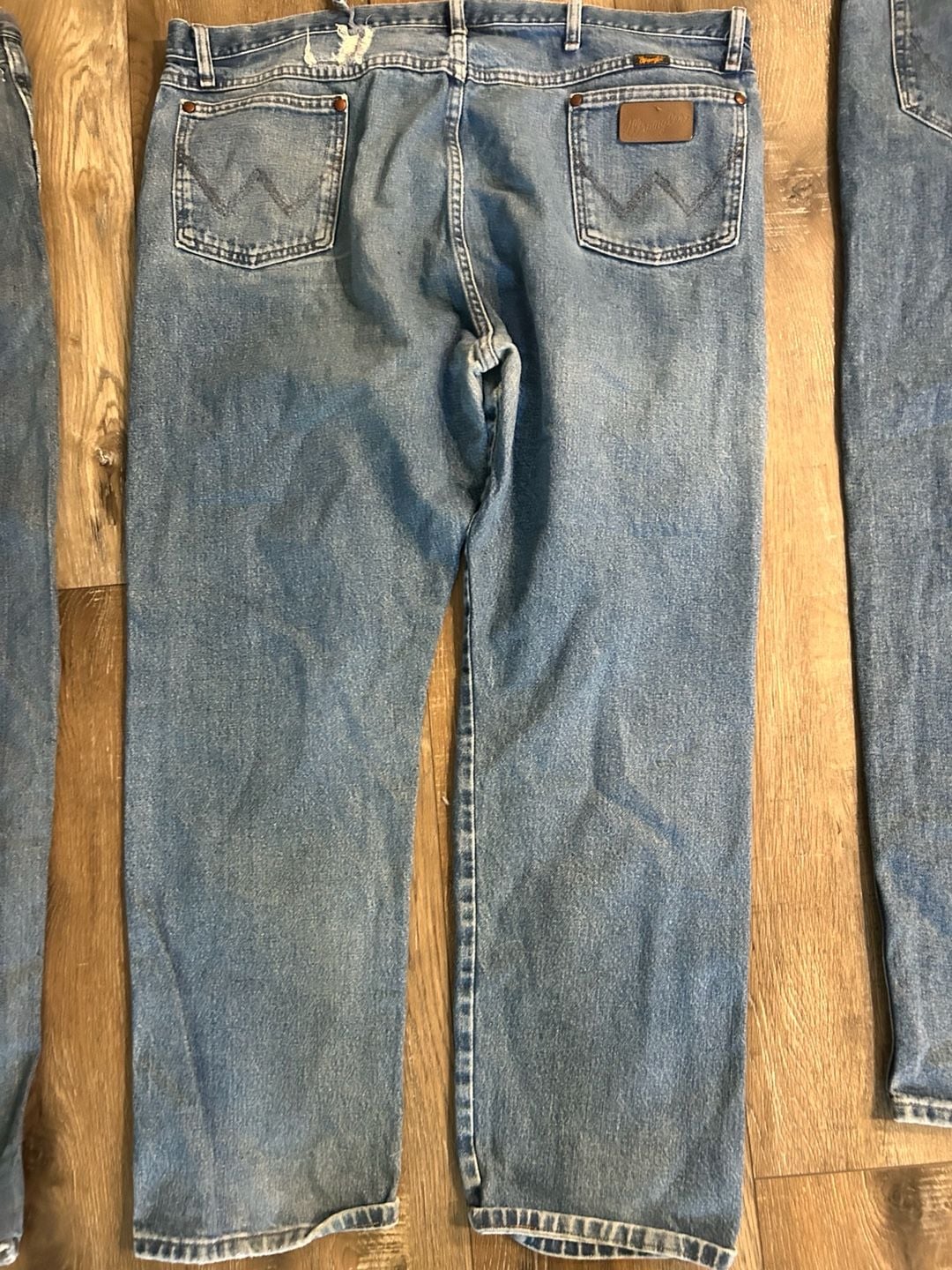 Wrangler Vintage Loose Fit Denim Jeans Lot of 3 Blue Y2K Baggy Distressed 9