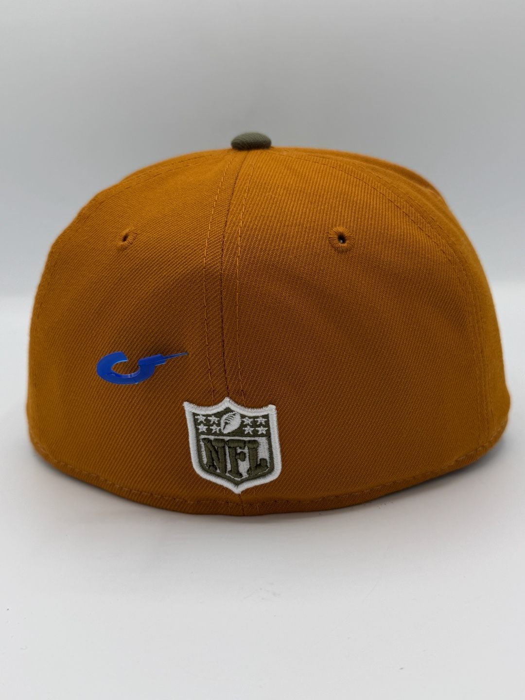 Las Vegas Raiders New Era 59FIFTY Split Panel Fitted Hat 6 7/8 Olive Brown 5