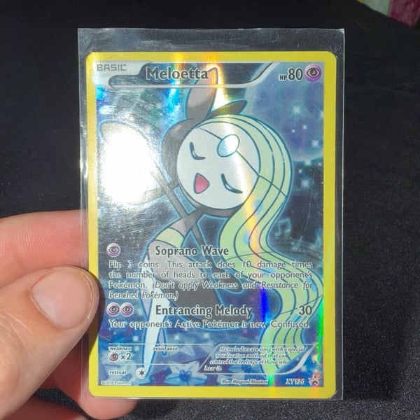 Pokémon XY Black Star Promo Meloetta #XY120 Holo Foil Card