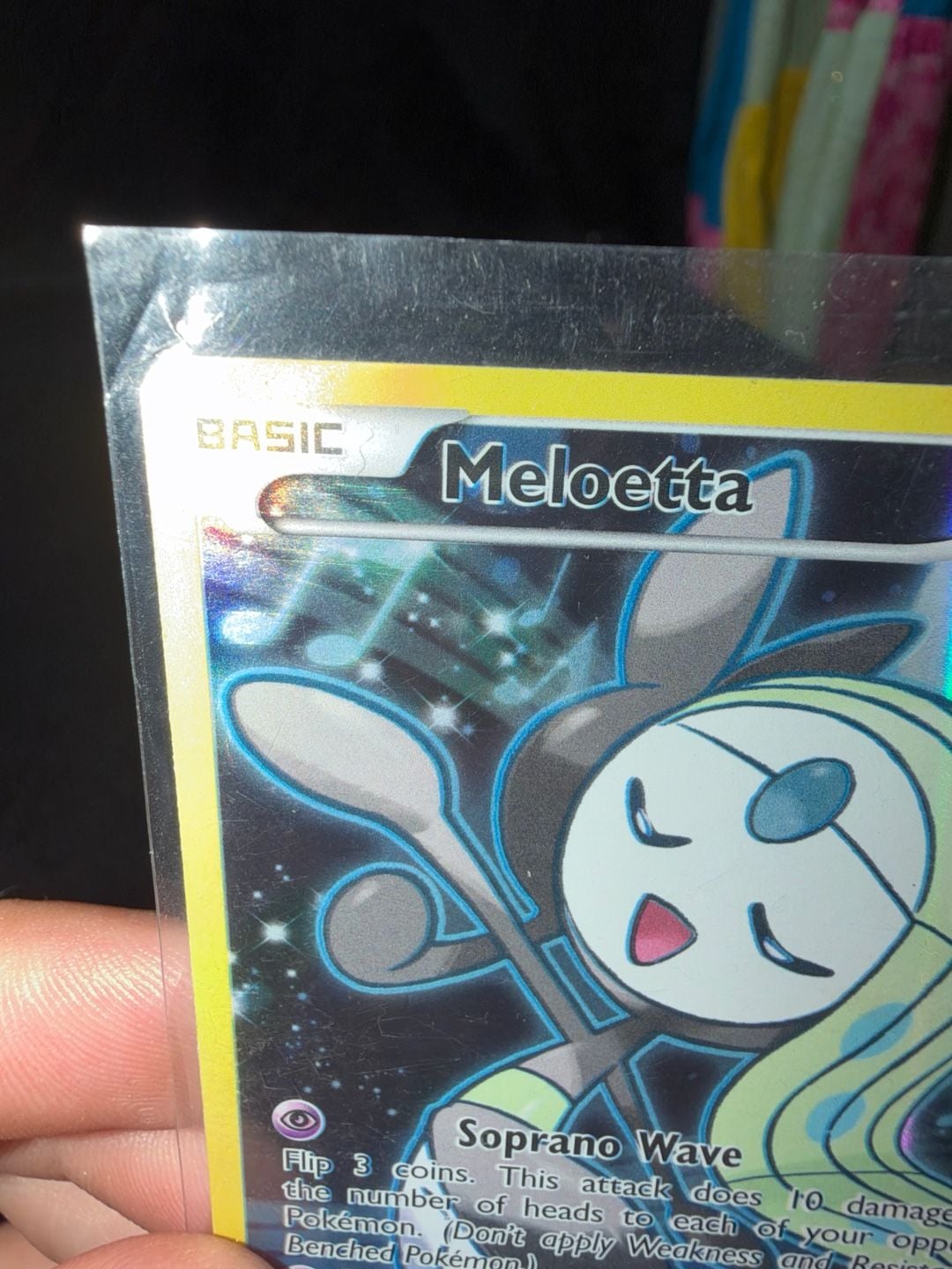 Pokémon XY Black Star Promo Meloetta #XY120 Holo Foil Card 3