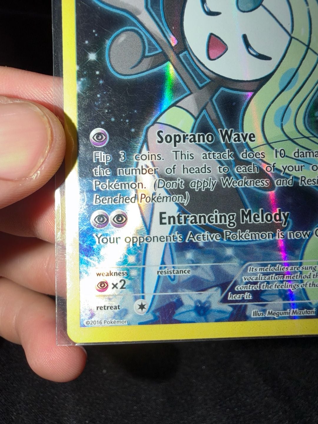 Pokémon XY Black Star Promo Meloetta #XY120 Holo Foil Card 4