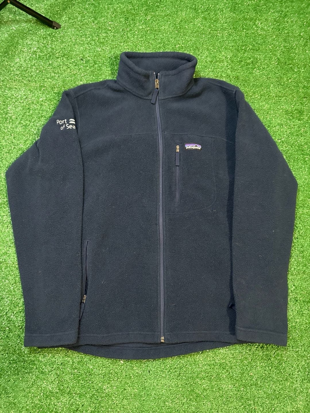 Patagonia Synchilla Full Zip Fleece Jacket Size M Black 2