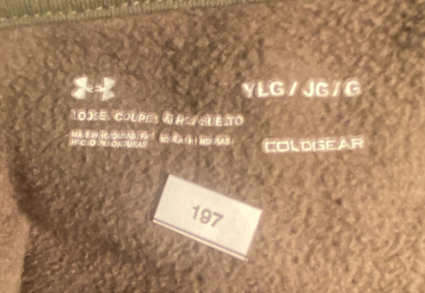 Under Armour Rival Fleece Hoodie Size YLG Green 4