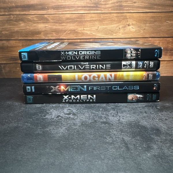 20th Century Fox X-Men 5 Movie Blu-ray Collection Lot