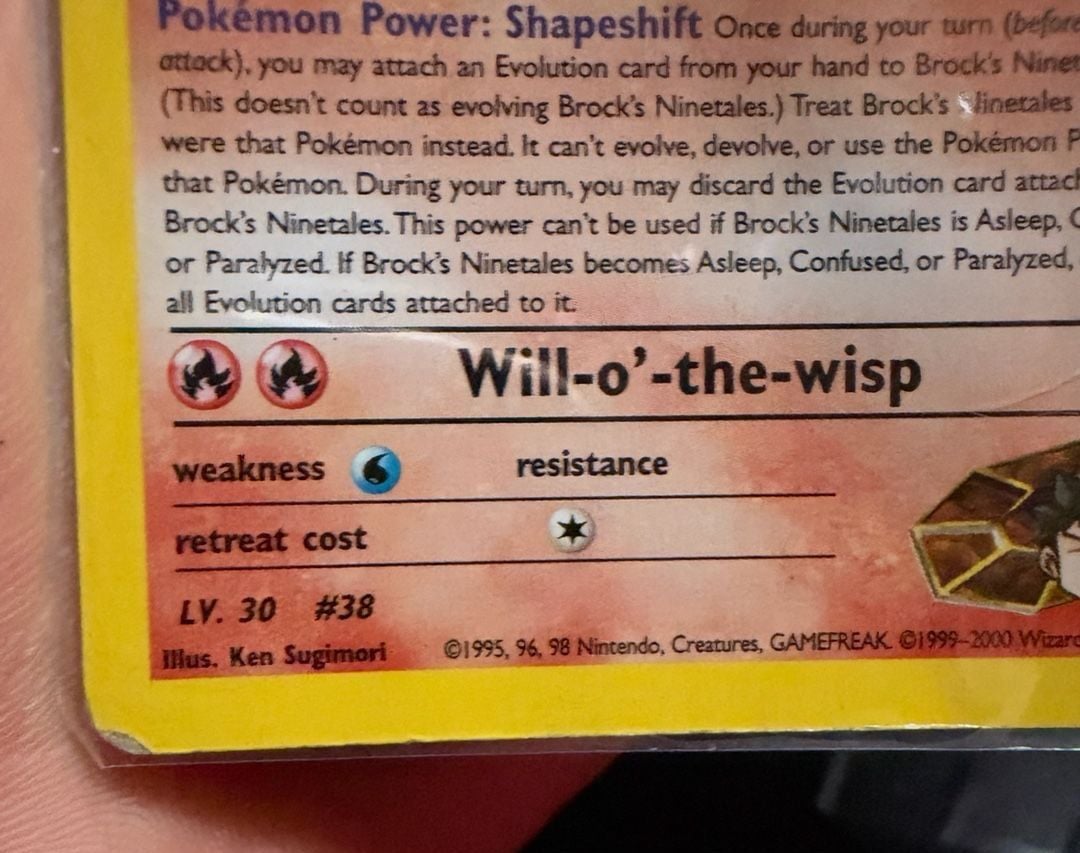 Brock's Ninetales 3/132 Gym Challenge Holo 1st Edition 6