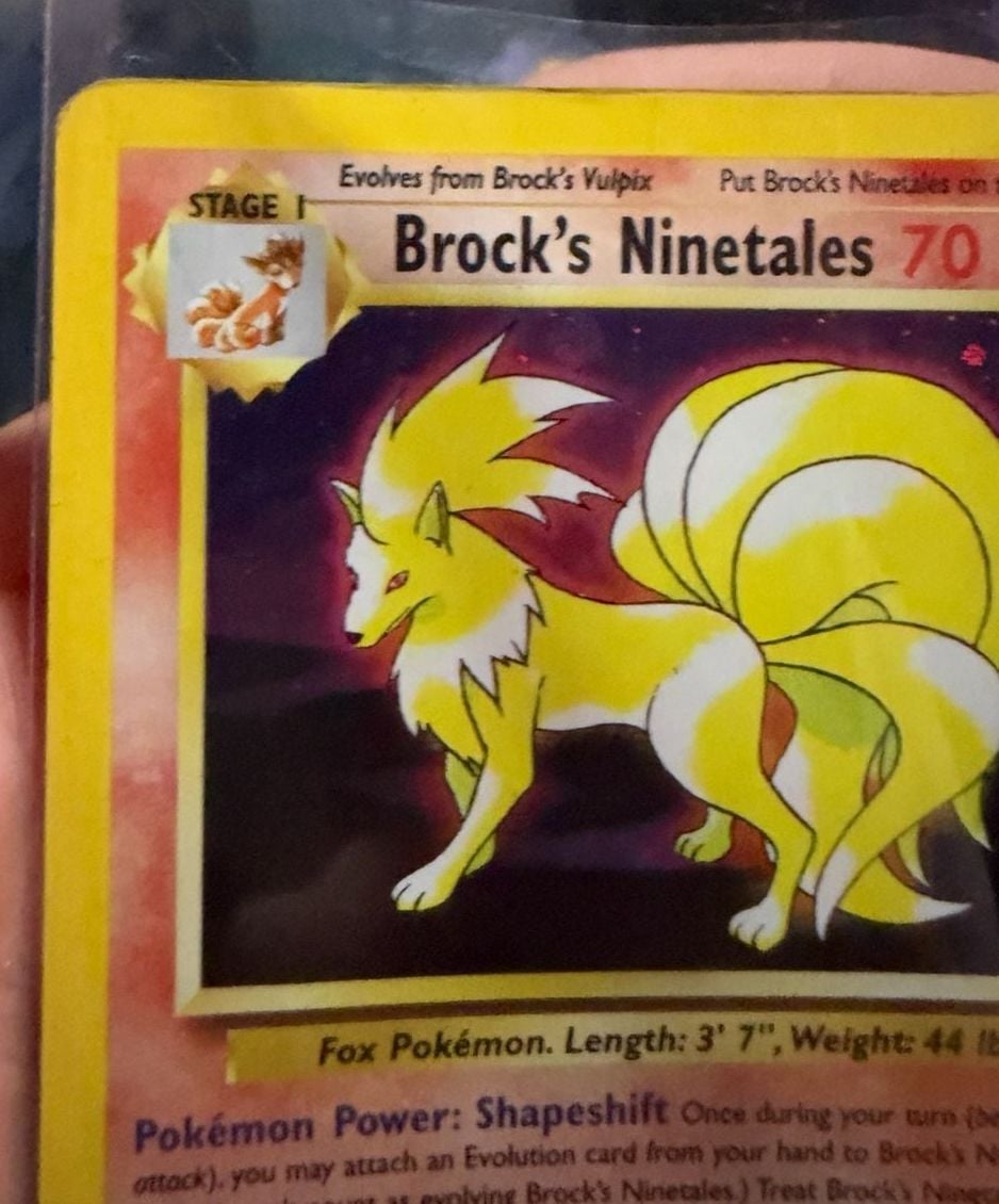 Brock's Ninetales 3/132 Gym Challenge Holo 1st Edition 7