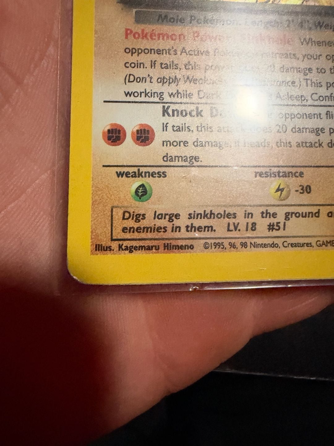 Pokemon Dark Dugtrio Team Rocket Holo Rare Card 4