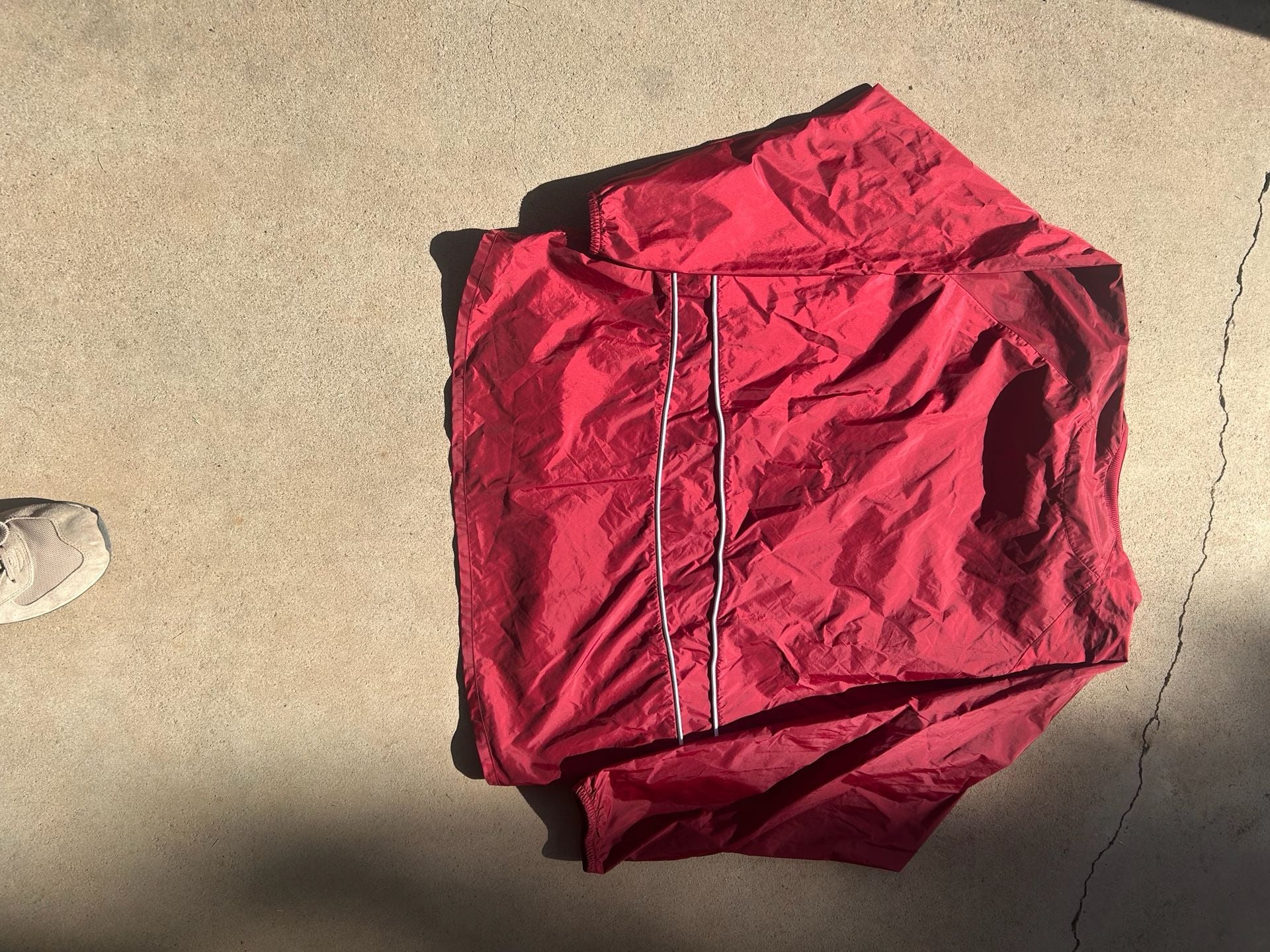 Nike Stanford Cardinal Windbreaker Jacket Size XL Red Pullover 6