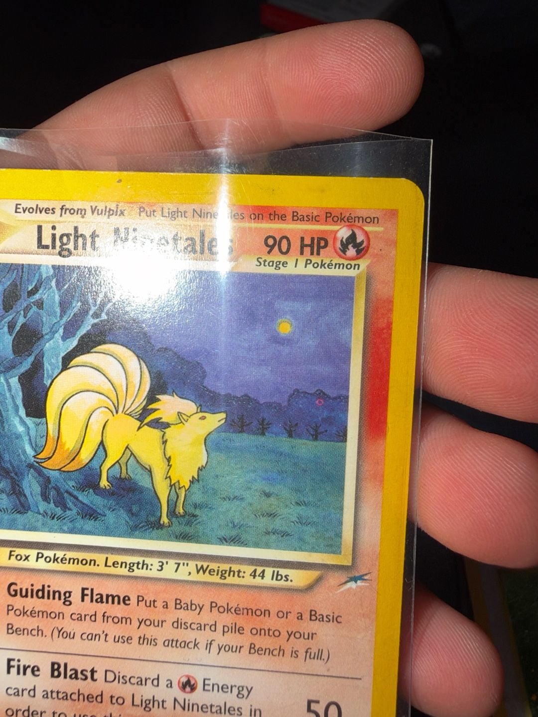 Pokémon Light Ninetales Neo Destiny 50/105 Uncommon Non-Holo 2