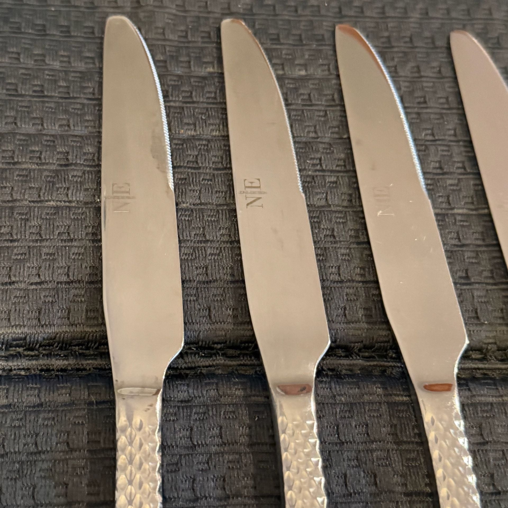 Noble Excellence Hunter Stainless Steel Dinner Knives Set of 6 6