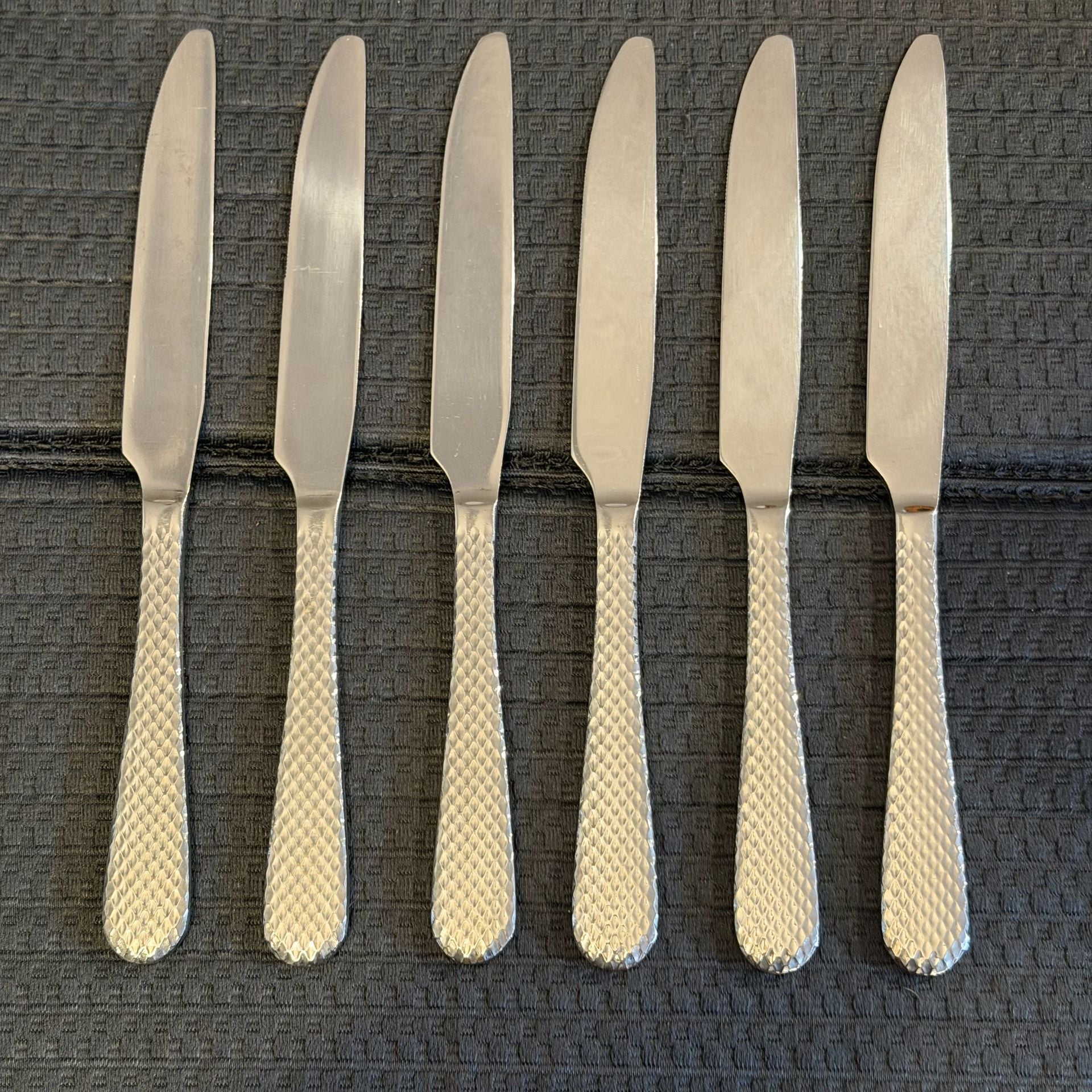 Noble Excellence Hunter Stainless Steel Dinner Knives Set of 6 9