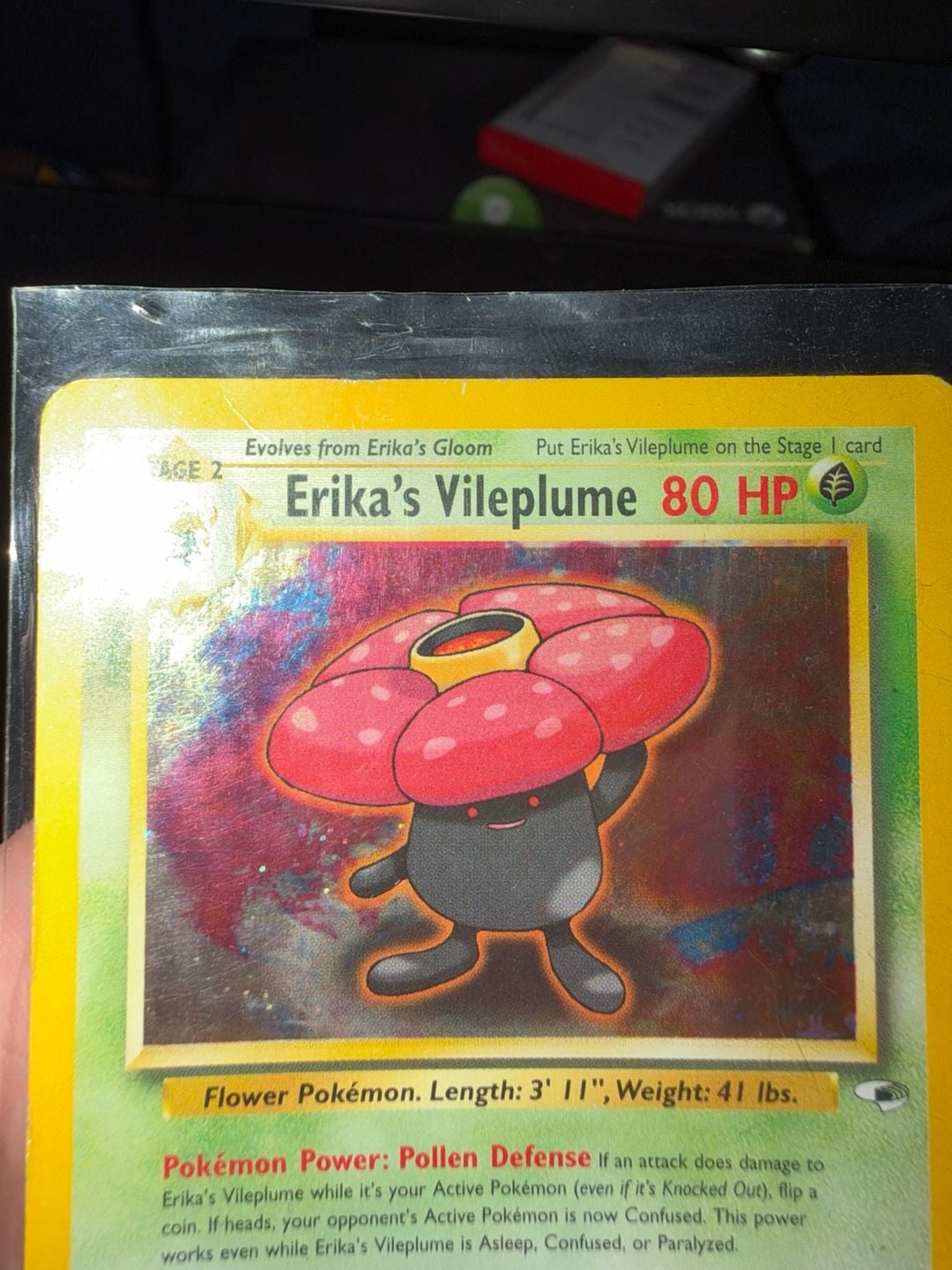 Pokemon Erika's Vileplume Gym Heroes Holo Rare #5 3