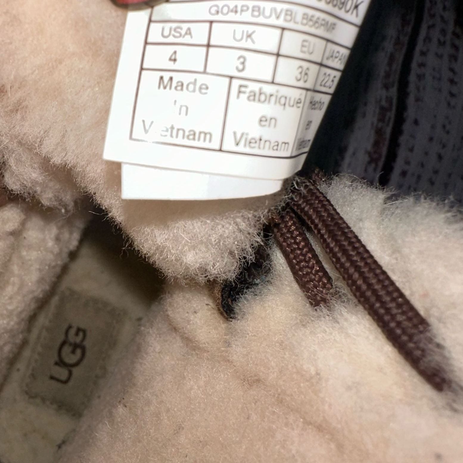 UGG Butte II Winter Boots Brown Leather Kids 4 9