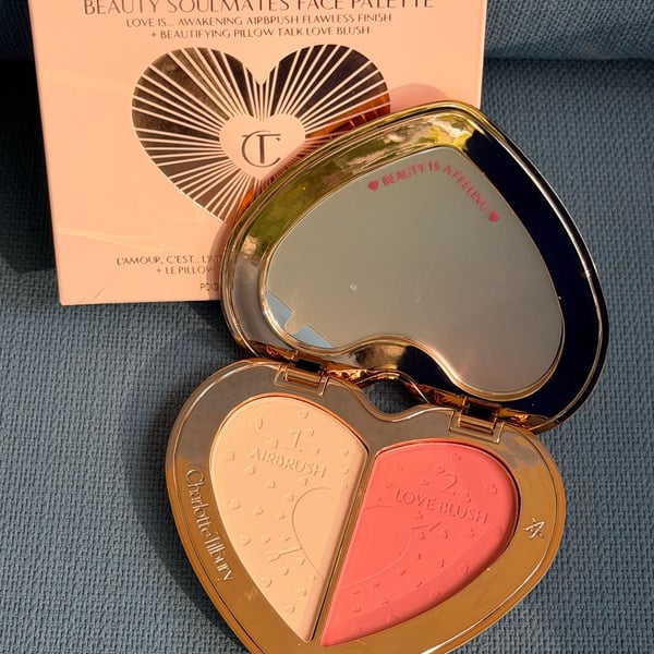 Charlotte Tilbury Beauty Soulmates Face Palette Pillow Talk Flawless Pink