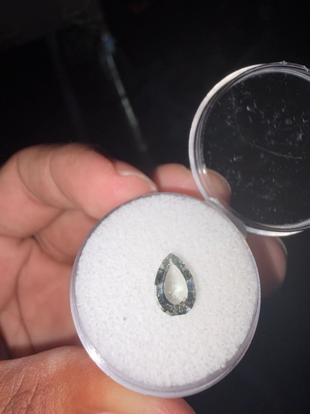 Heliodor Loose Gemstone 1.10 Carat Pear Shape Faceted Afghanistan 3