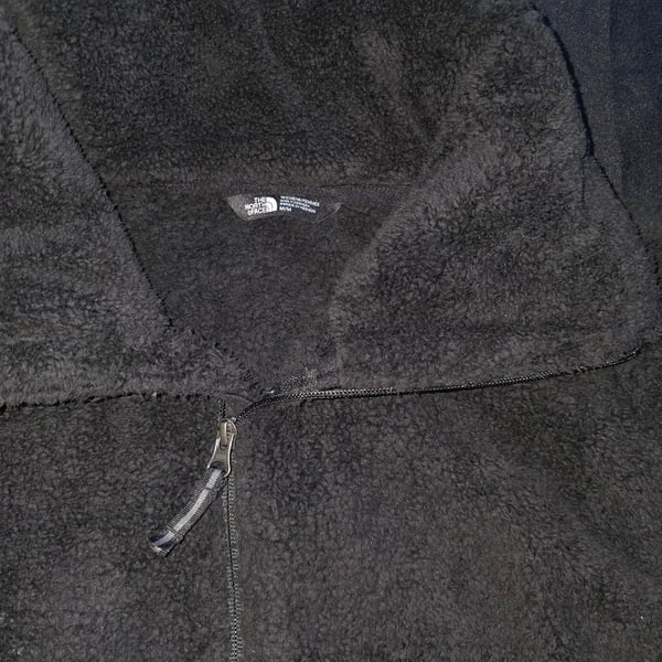 The North Face Campshire Fleece Pullover Size M Black Sherpa 1/4 Zip