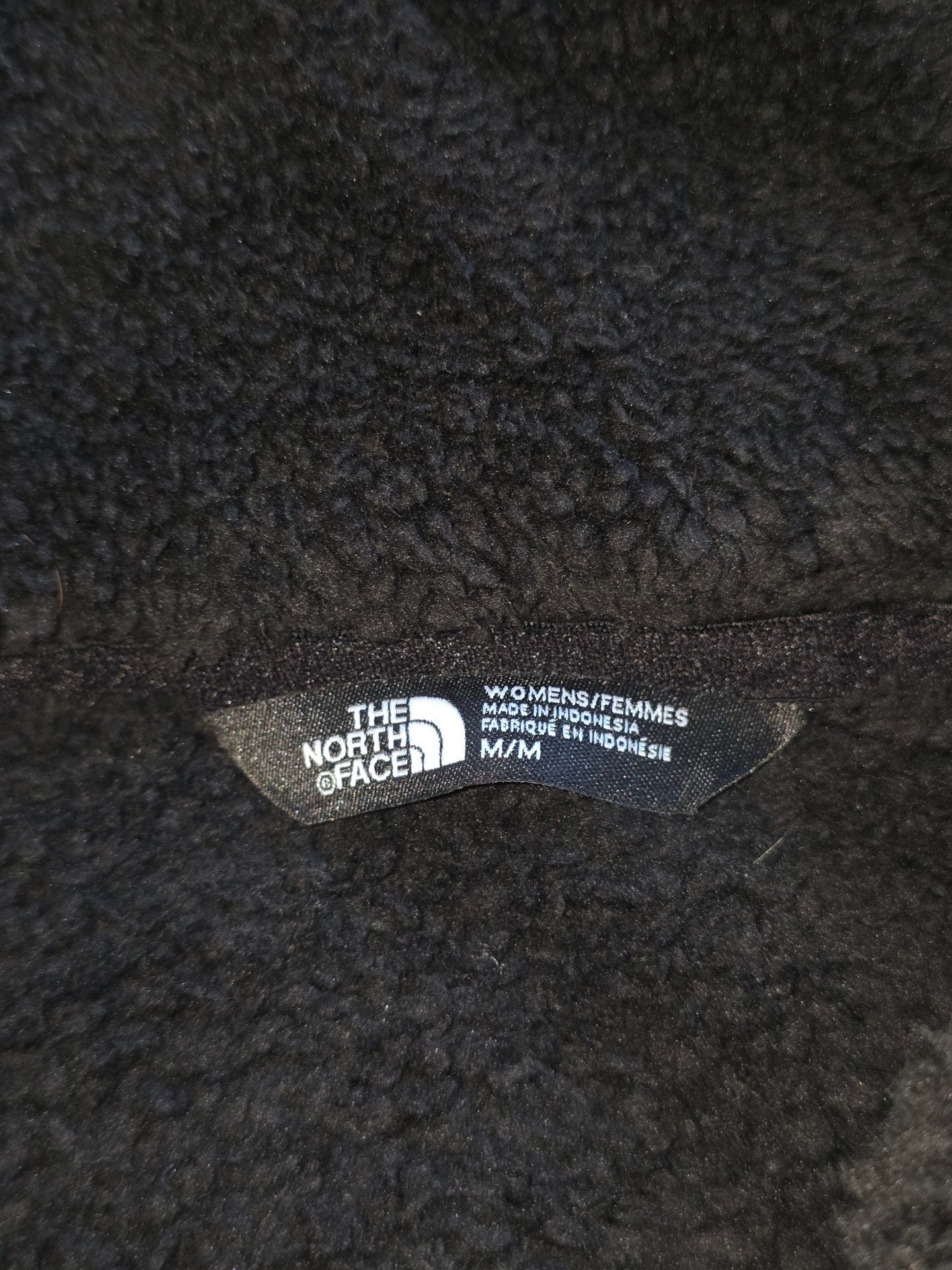 The North Face Campshire Fleece Pullover Size M Black Sherpa 1/4 Zip 4