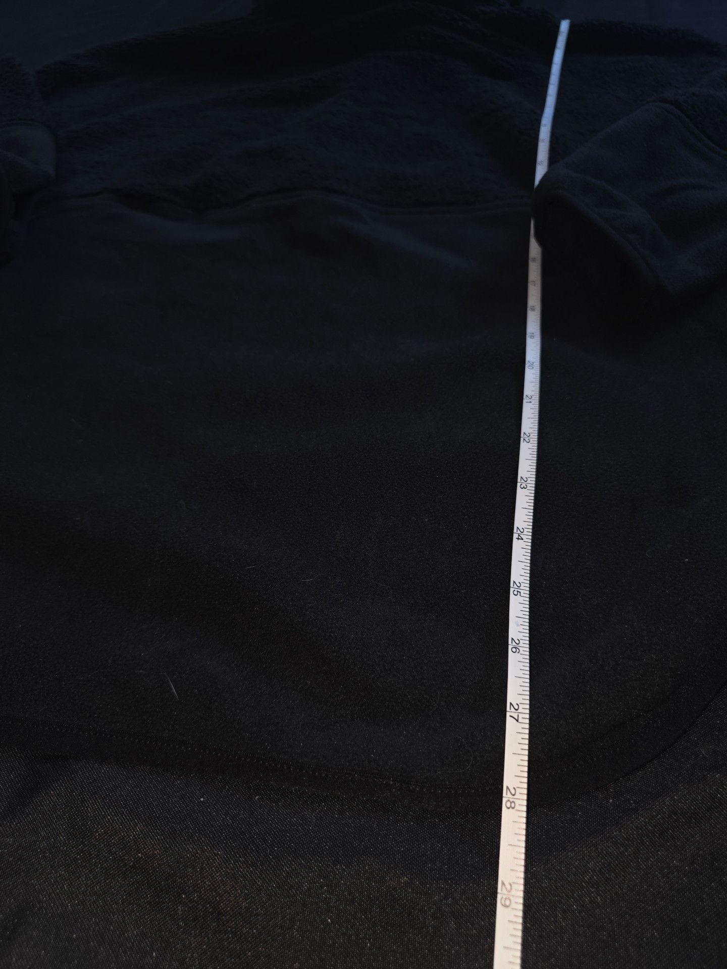 The North Face Campshire Fleece Pullover Size M Black Sherpa 1/4 Zip 8