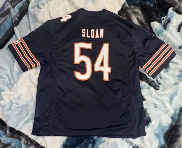 Nike Chicago Bears Sloan 54 Size 3XL Blue Football Jersey 2