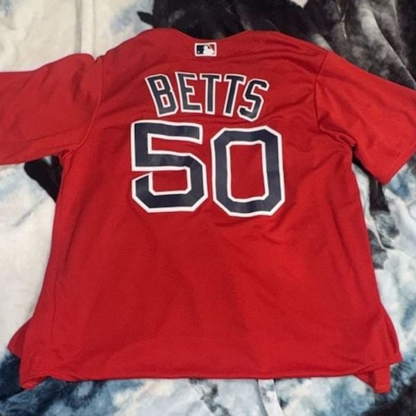 Majestic Boston Red Sox Mookie Betts 50 Jersey Red
