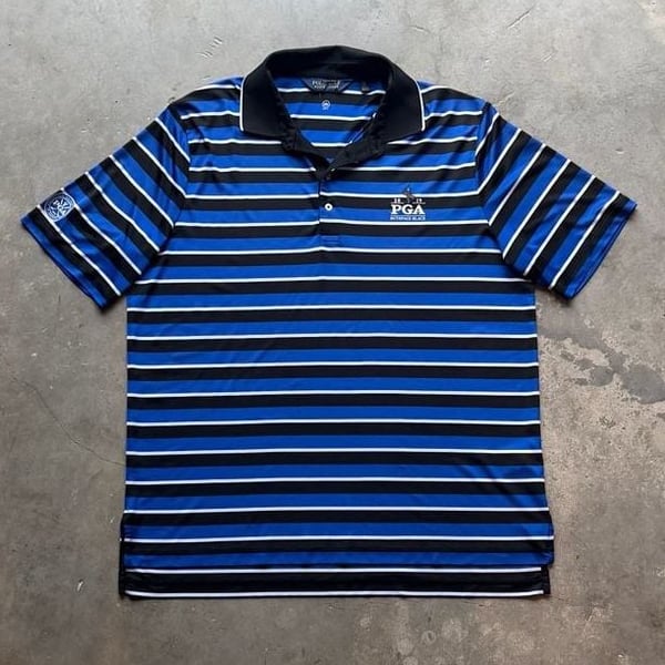 Polo Golf Ralph Lauren PGA Bethpage Black 2019 Striped Polo XL