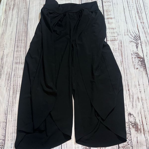 Halara Breezeful High Waisted Palazzo Flowy Wide Leg Pants Black