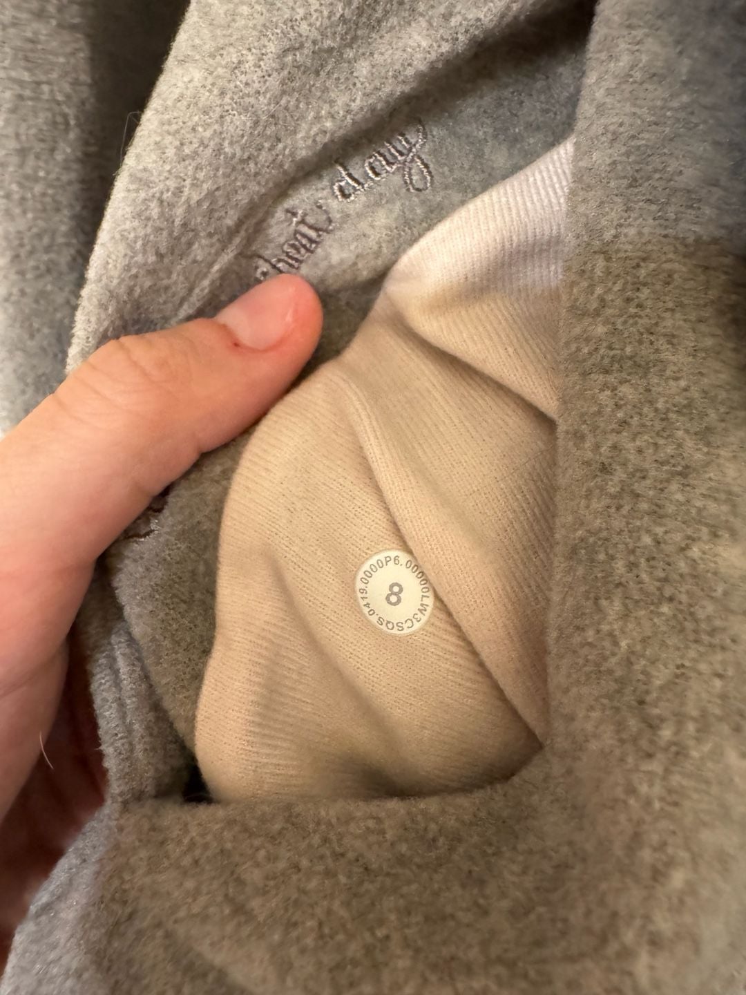 Lululemon Go Forward Pullover Size 8 Heathered Core Light Grey Fleece 7