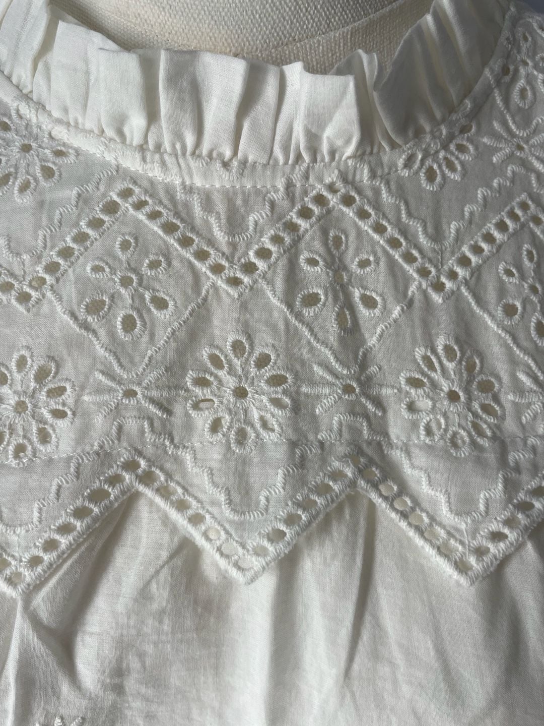 Industry Republic Clothes Eyelet Peasant Blouse 3