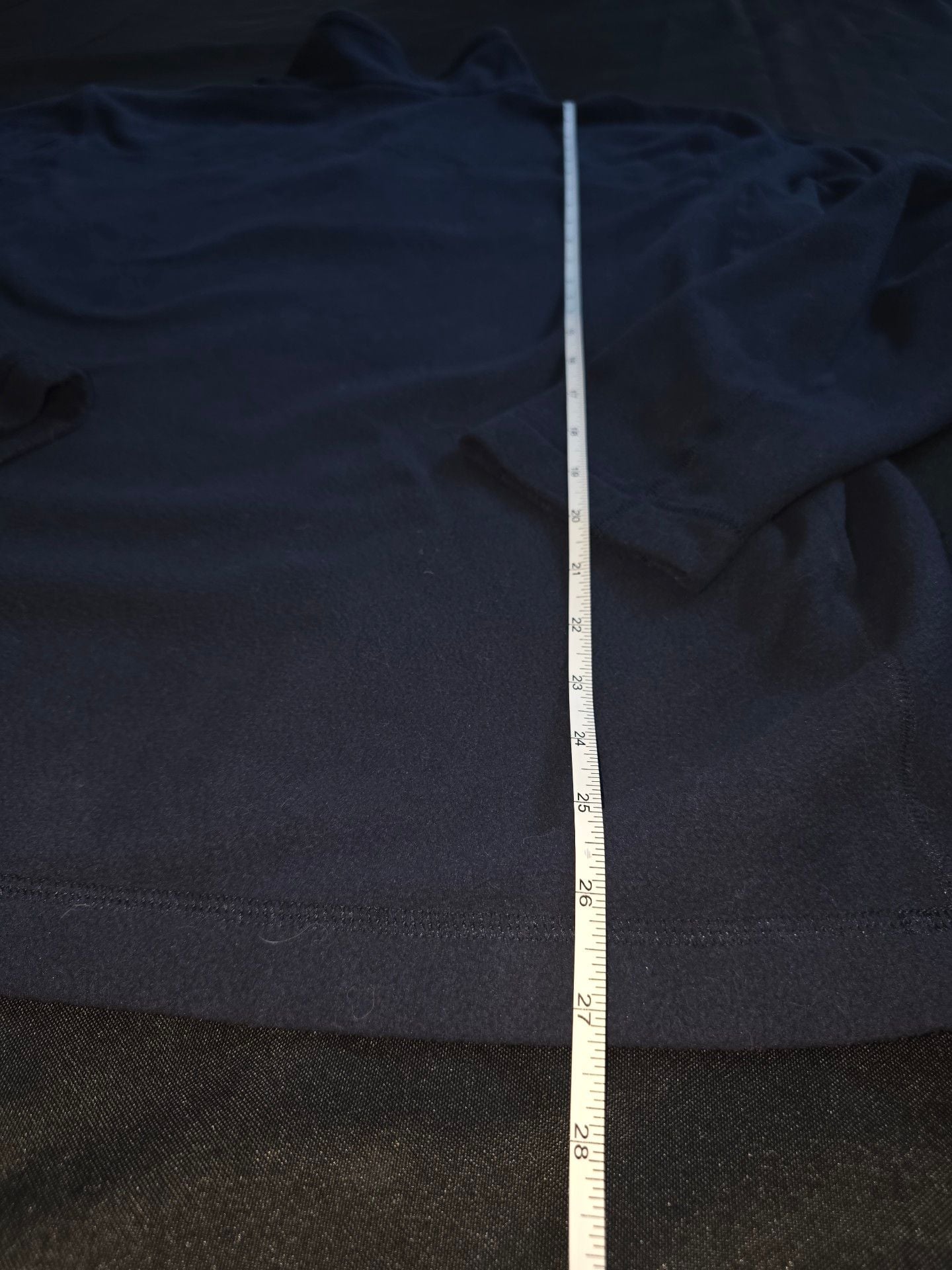 Patagonia 1/4 Zip Fleece Pullover Size XL Navy Darkhorse Embroidered 7