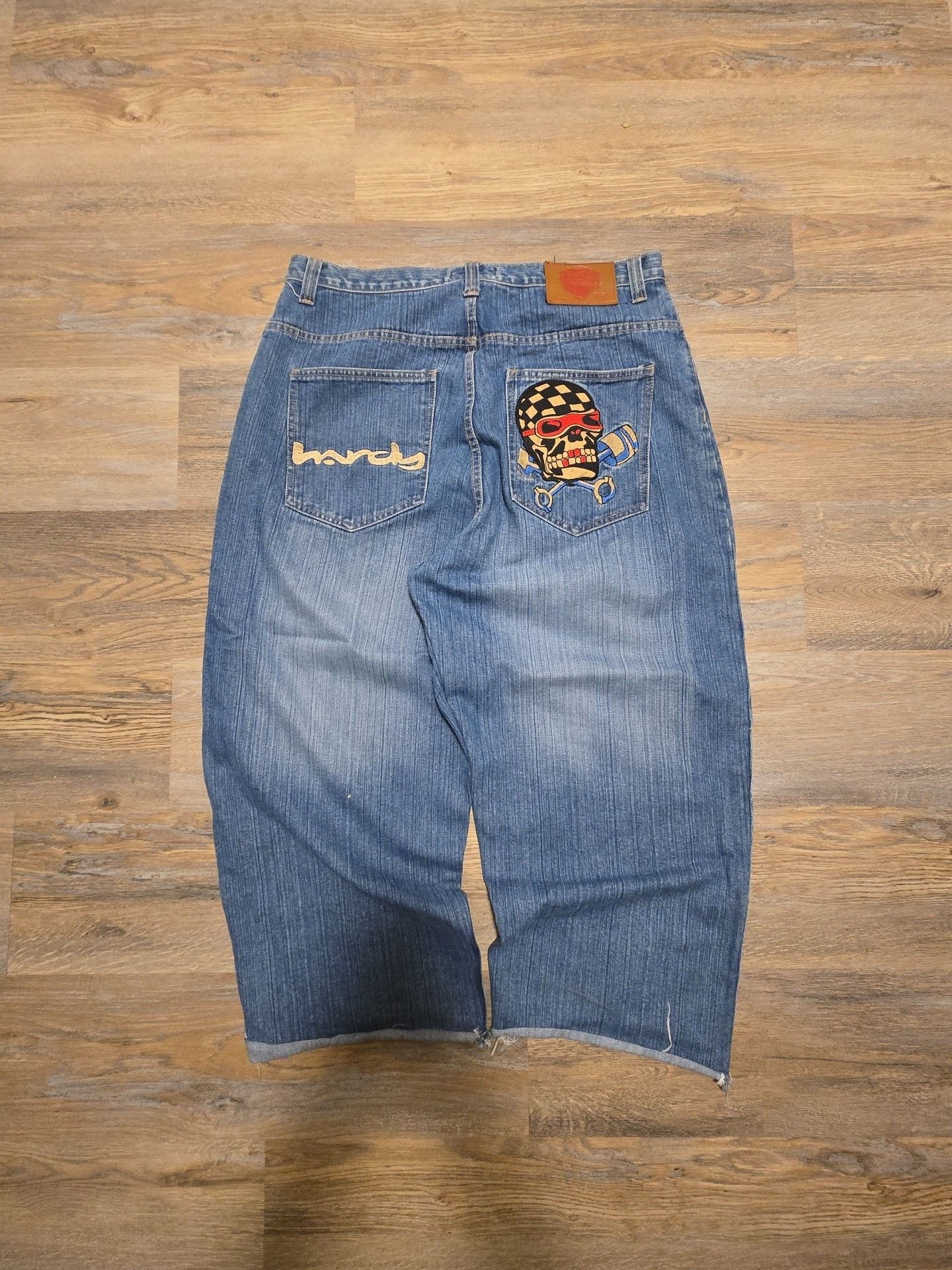 Y2K Baggy Wide leg Ed Hardy jeans 3