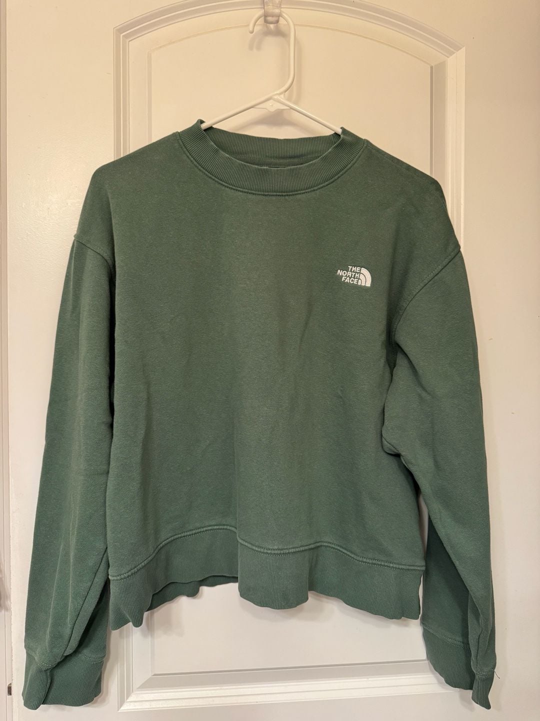 The North Face Women's Evolution Fleece Crew Green Size M 2