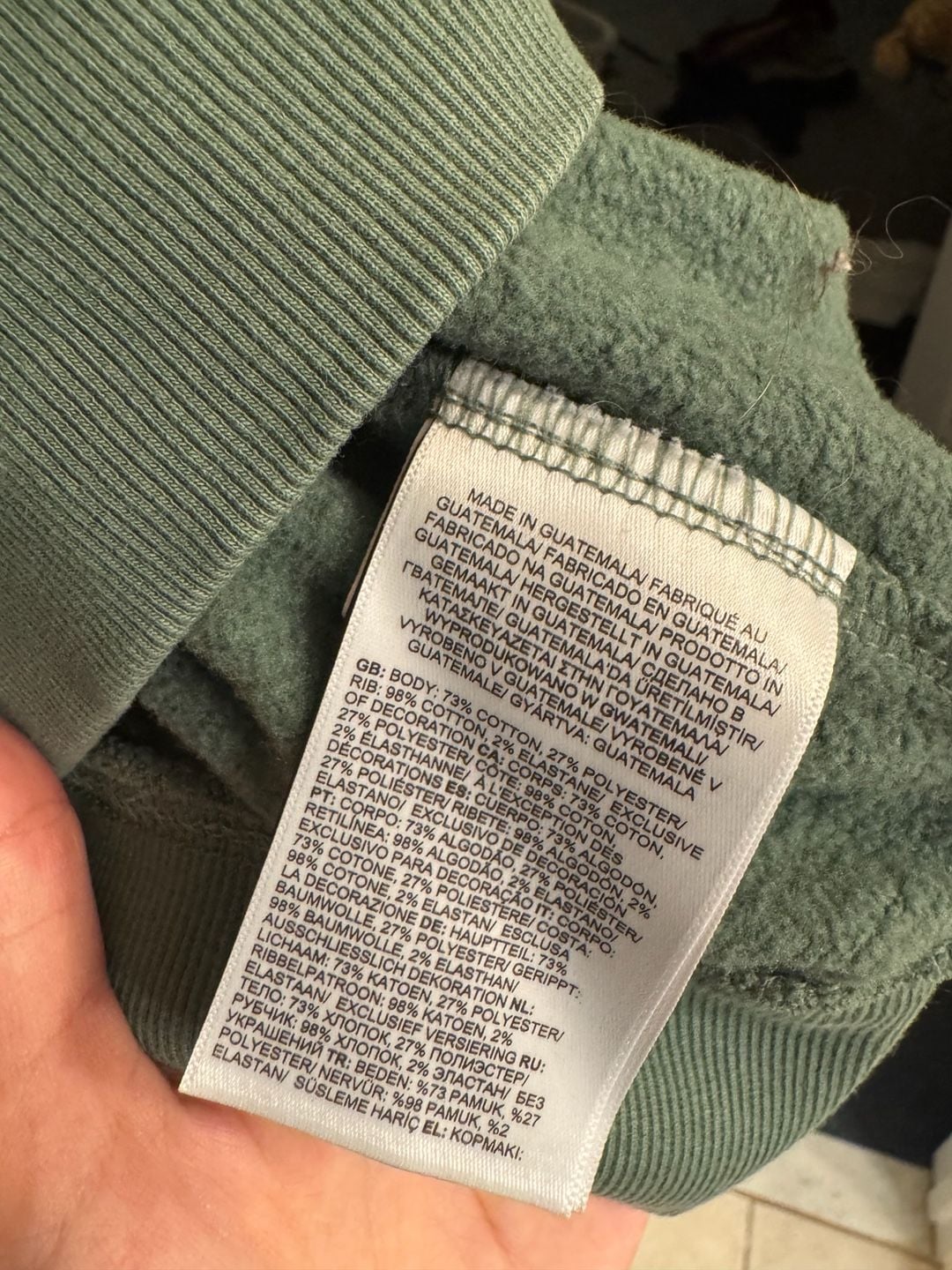 The North Face Women's Evolution Fleece Crew Green Size M 4