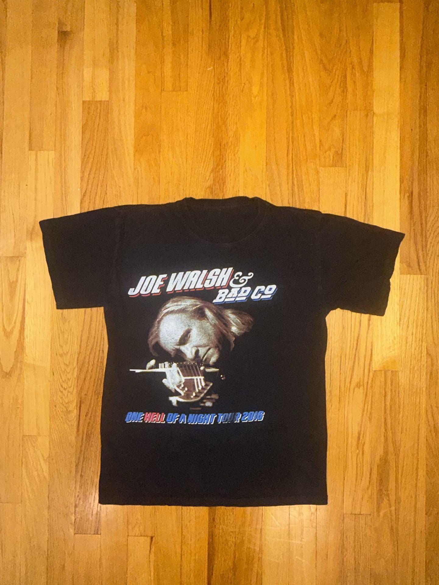 Joe Walsh And Bad Co Glenn Frey Tribute 2016 Concert T-Shirt 2