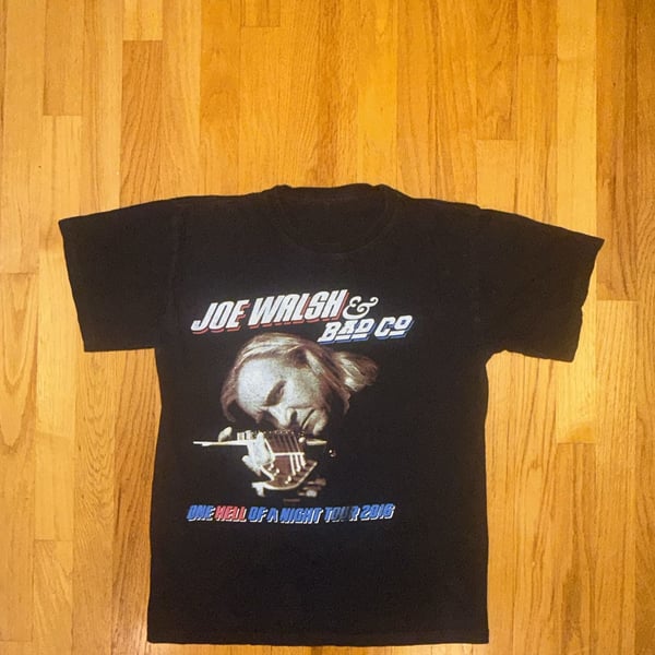 Joe Walsh And Bad Co Glenn Frey Tribute 2016 Concert T-Shirt 