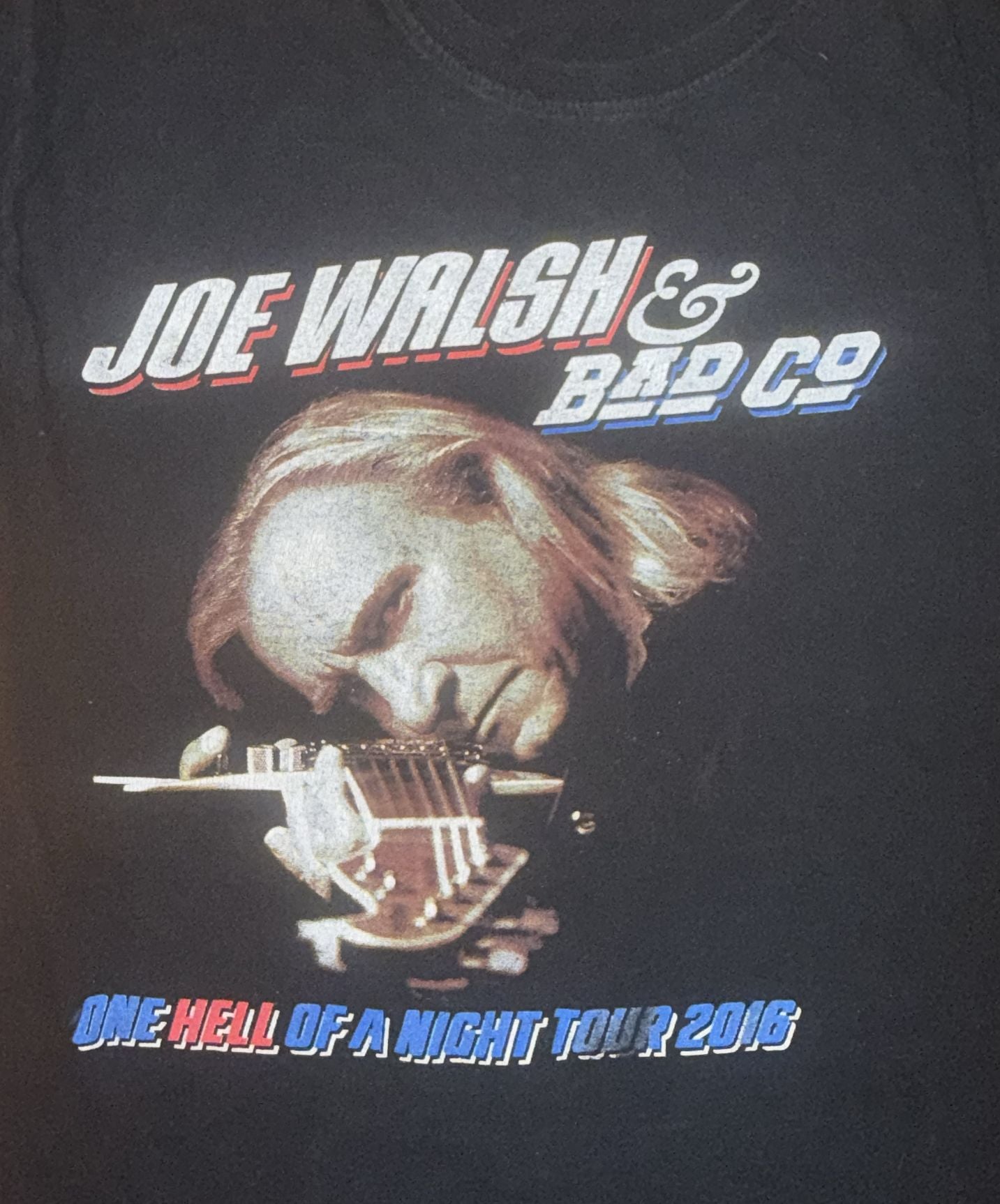 Joe Walsh And Bad Co Glenn Frey Tribute 2016 Concert T-Shirt 3