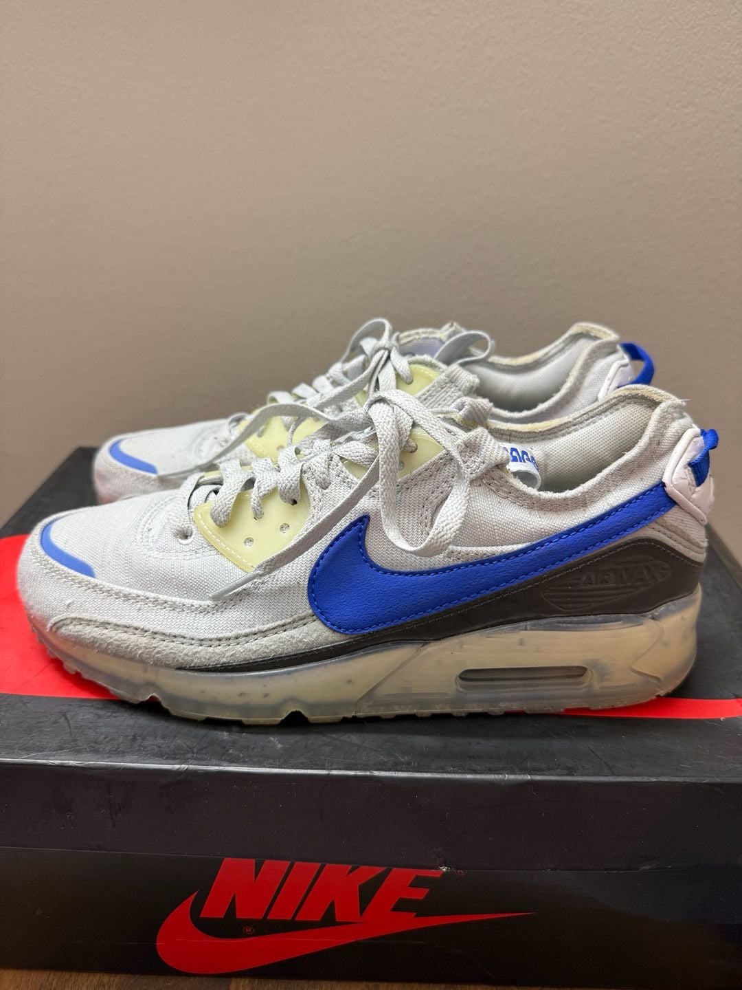 Nike Air Max Terrascape 90 Pure Platinum Hyper Royal 2