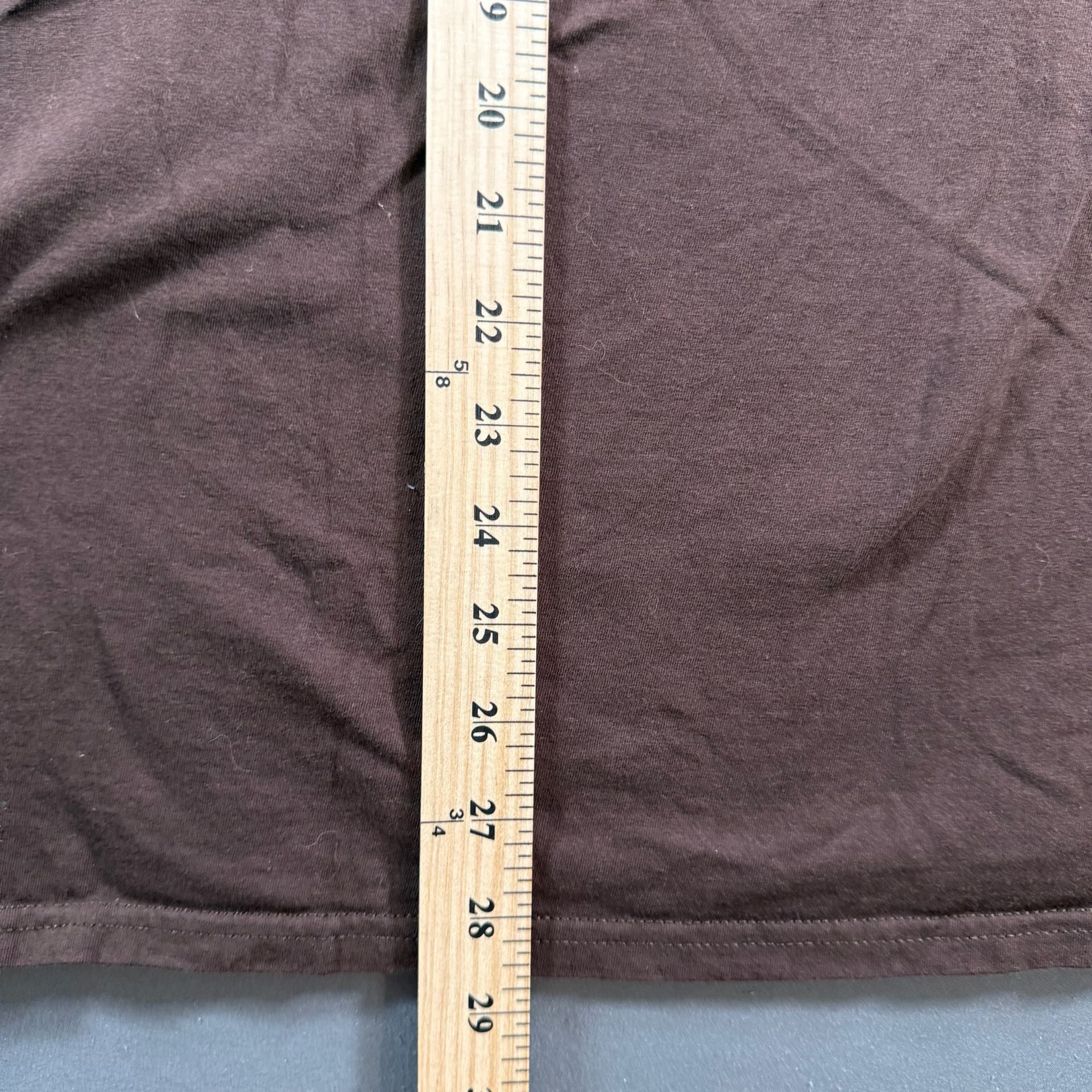 Port & Company Ohio State Buckeyes Stripe Logo Brown T-Shirt 2XL 7
