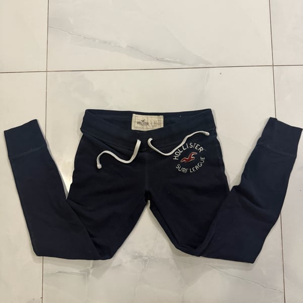 Hollister Surf League Sweatpants Size S Navy Blue