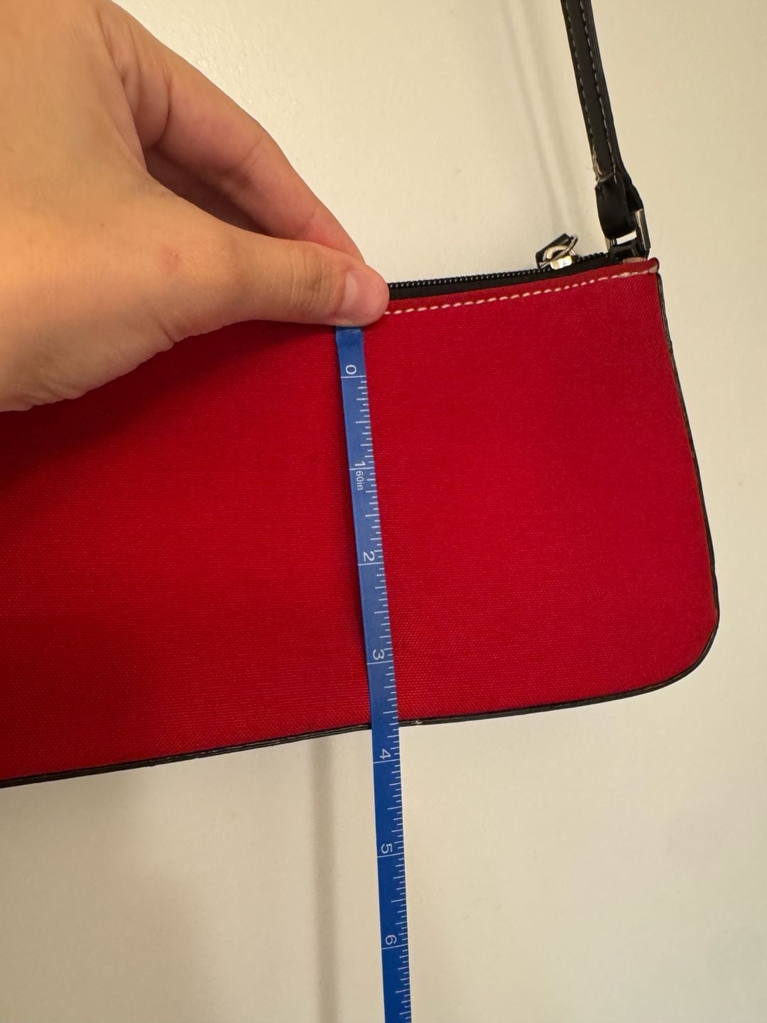 Vintage Inspired Red Black Shoulder Bag Y2K 4
