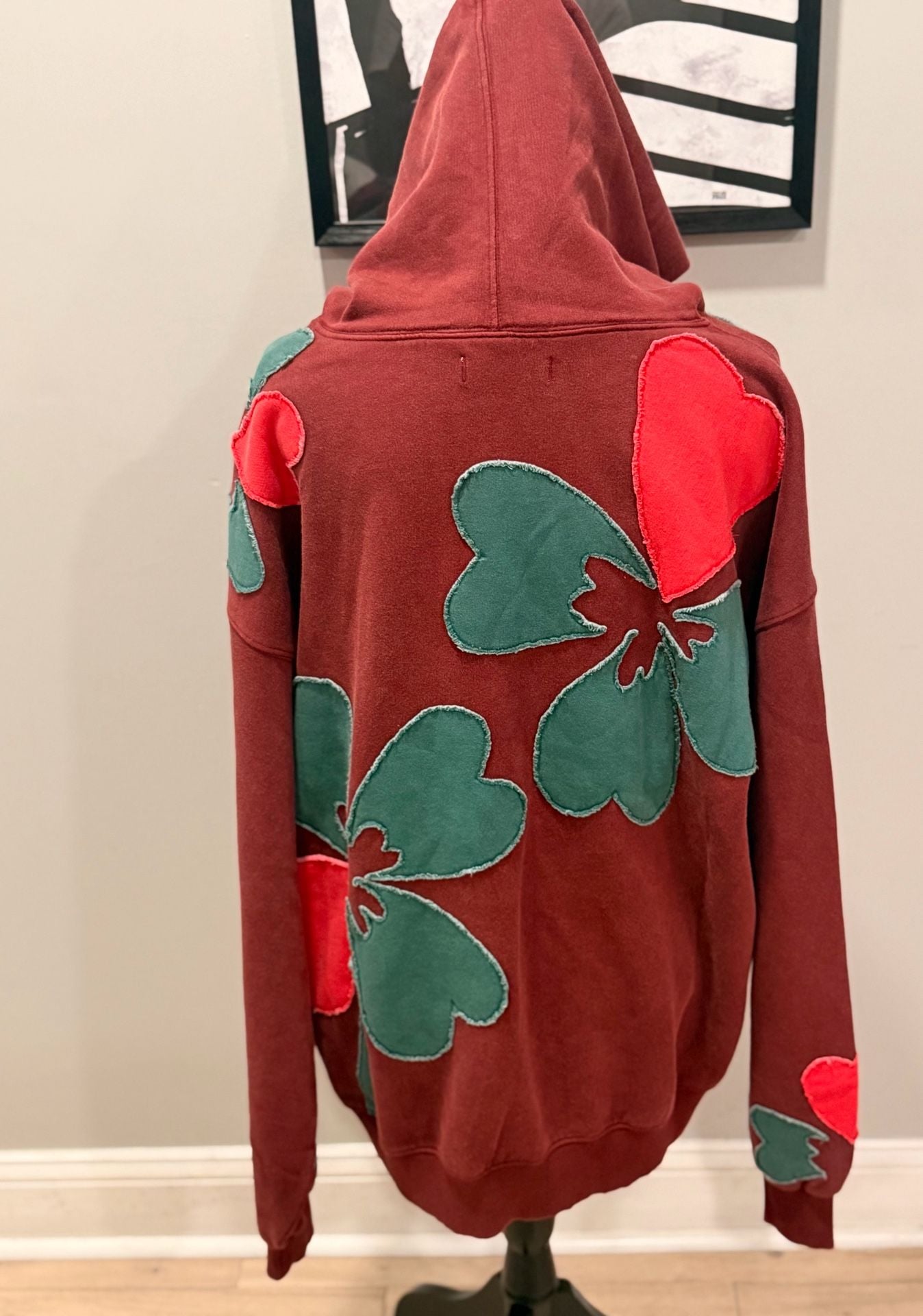 Free People We The Free It's A Vibe Flowers Hoodie size XSmall 6