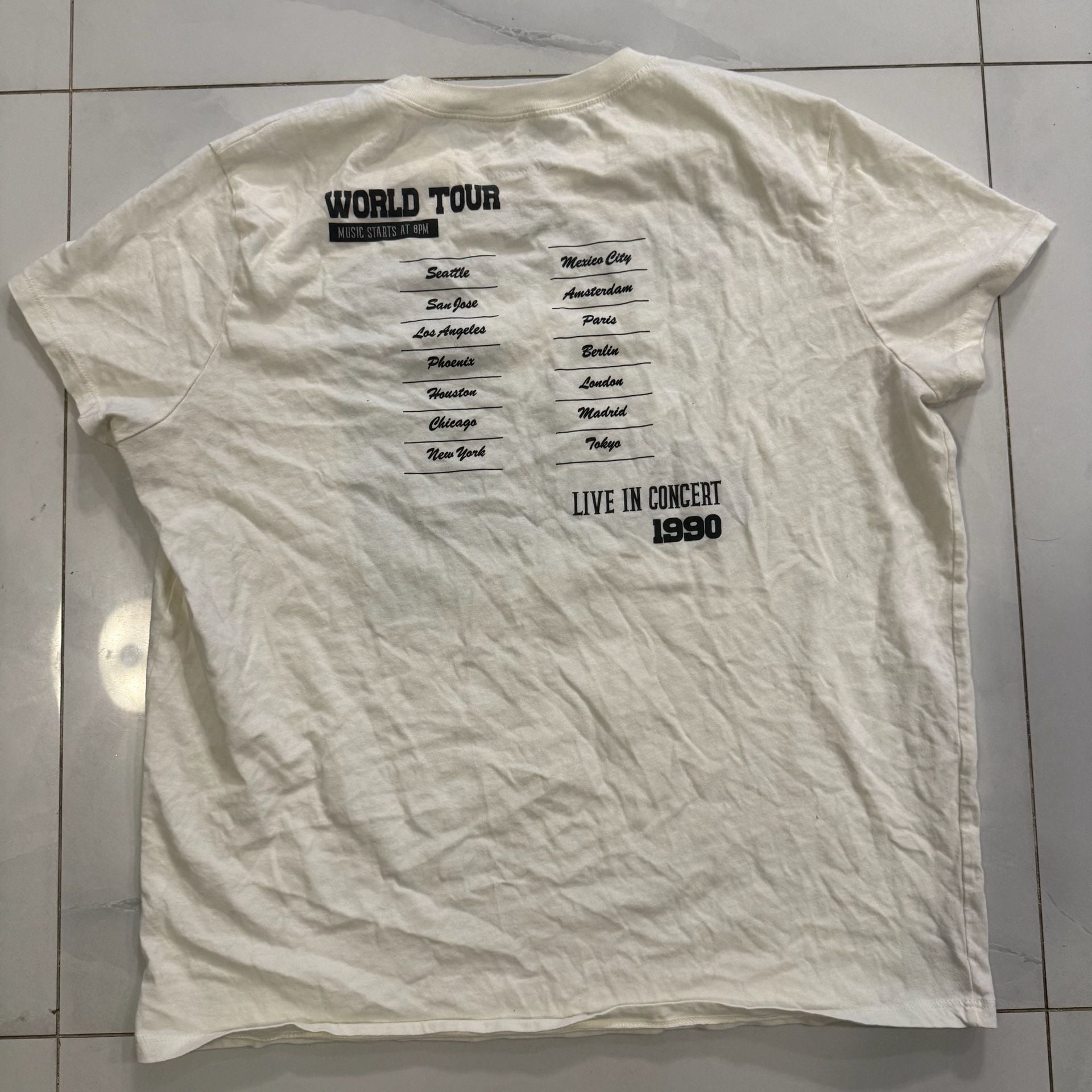 Kind Regards World Tour 1990 Concert T-Shirt 3