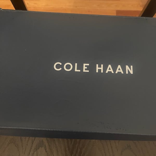 Cole Haan GrandMotion Sneakers Black Knit Leather New With Box