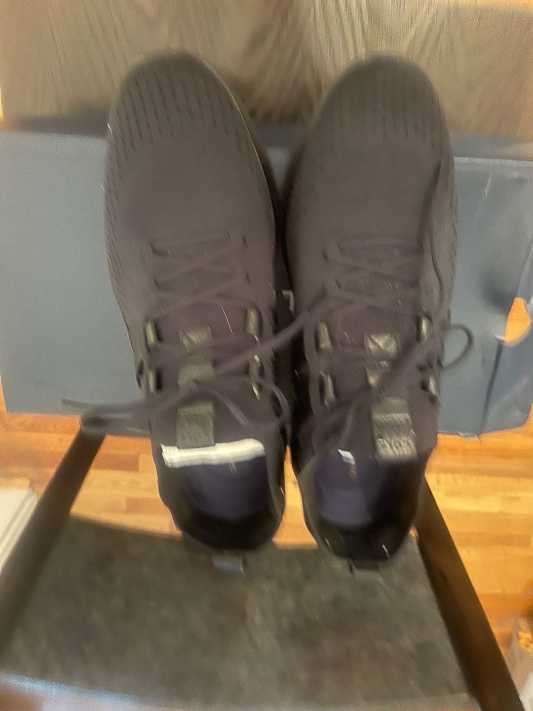 Cole Haan GrandMotion Sneakers Black Knit Leather New With Box 3