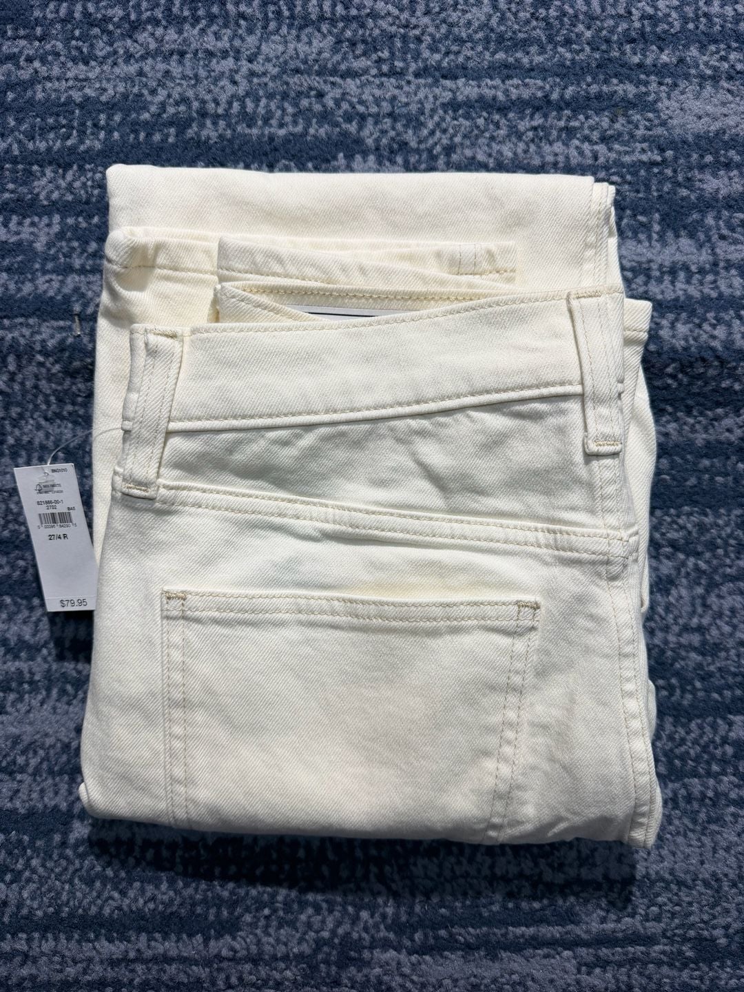 Gap Straight Jeans White 27/4 R New with Tags 3