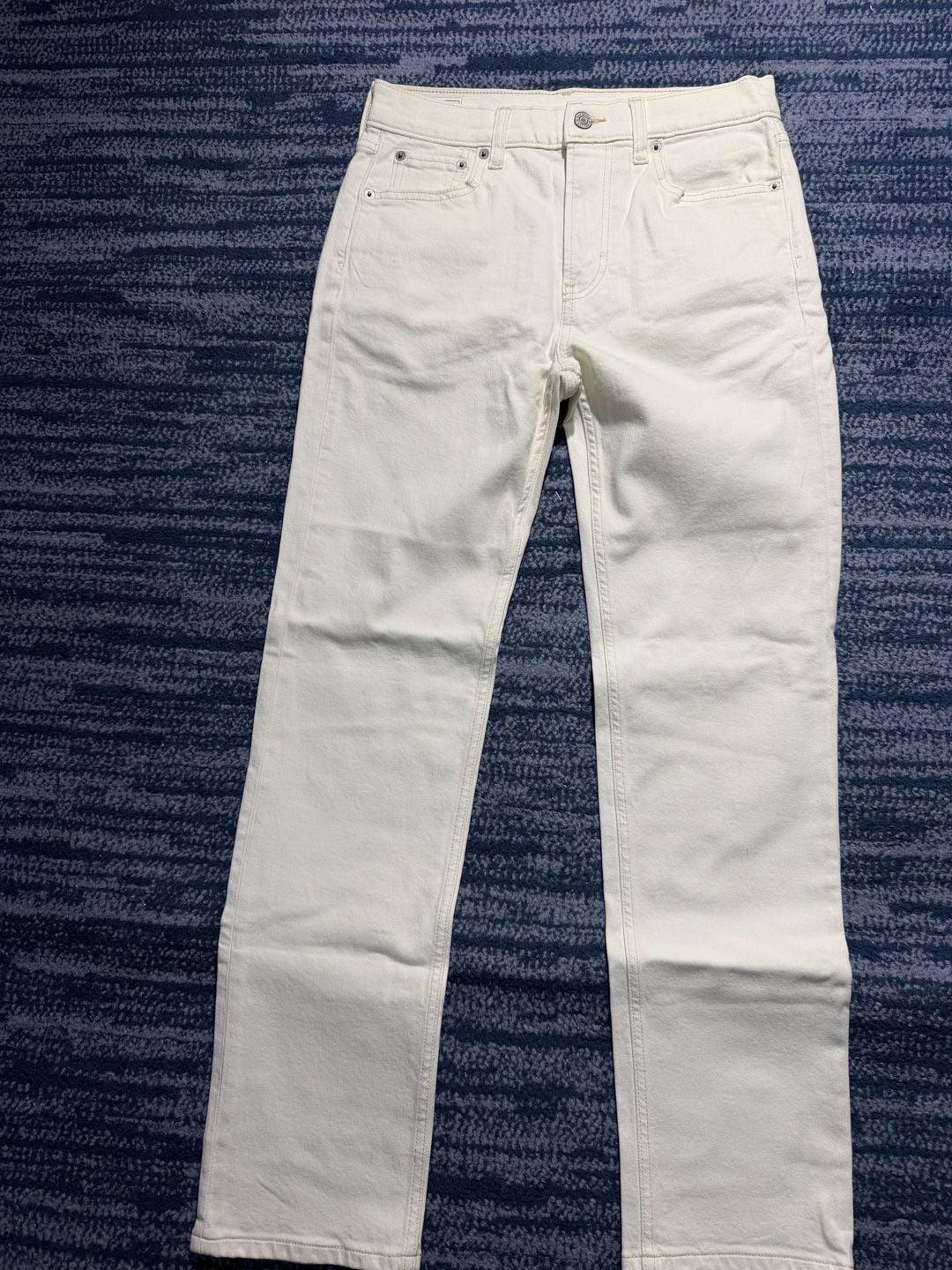 Gap Straight Jeans White 27/4 R New with Tags 5