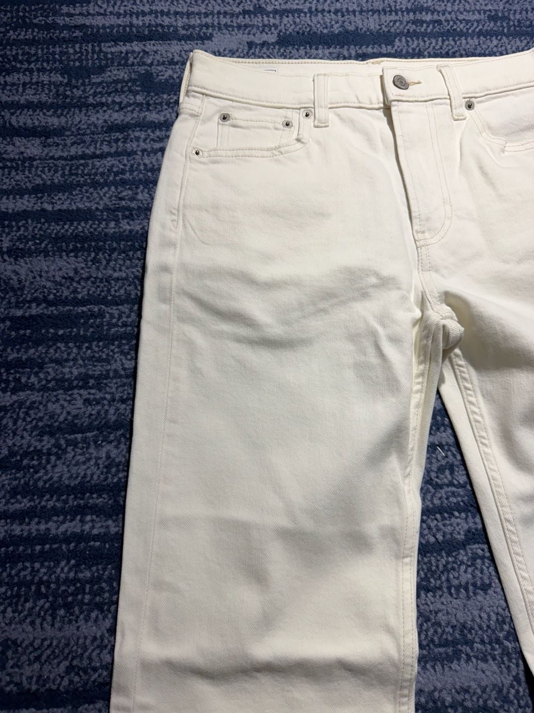 Gap Straight Jeans White 27/4 R New with Tags 7
