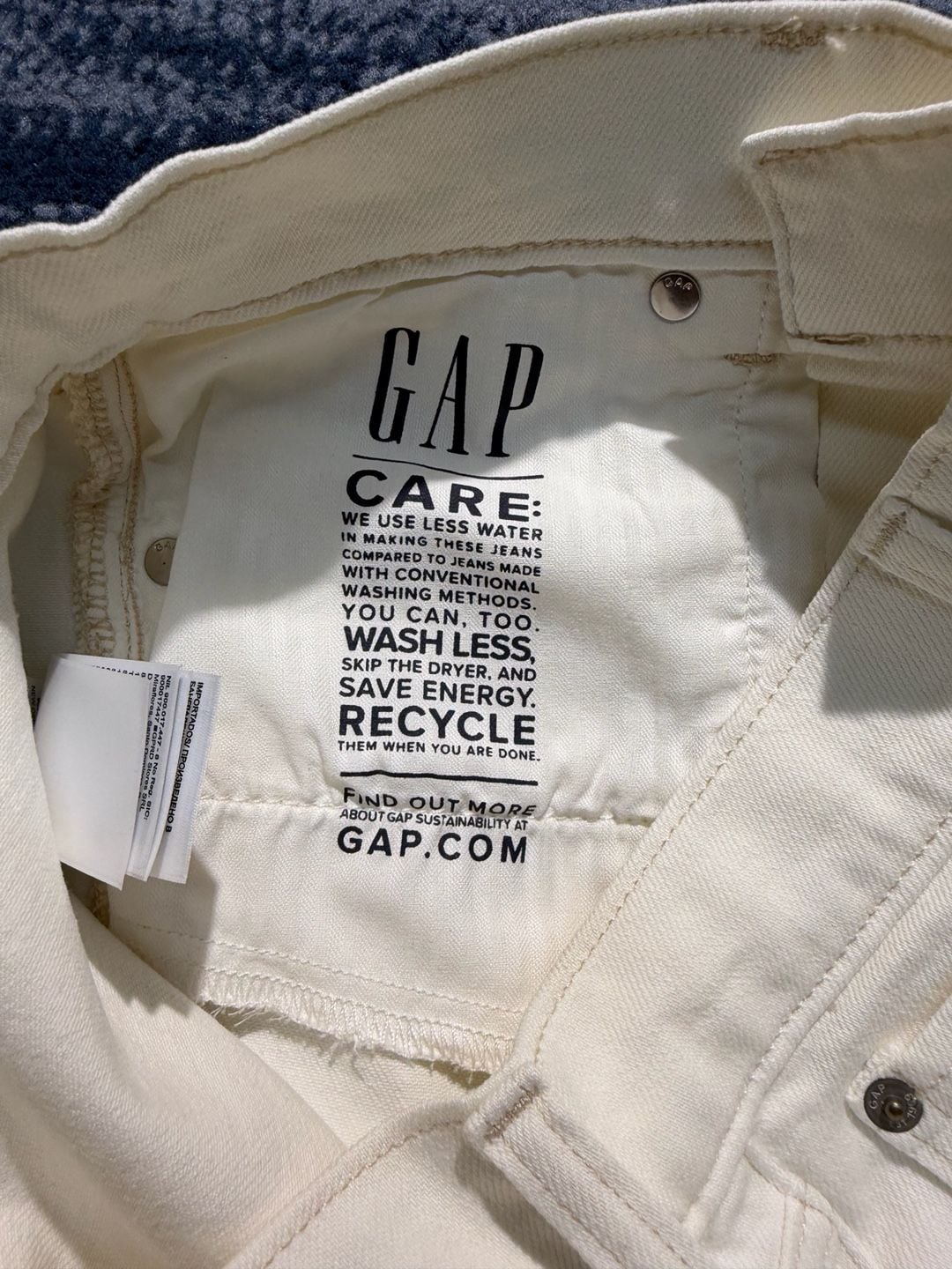 Gap Straight Jeans White 27/4 R New with Tags 20