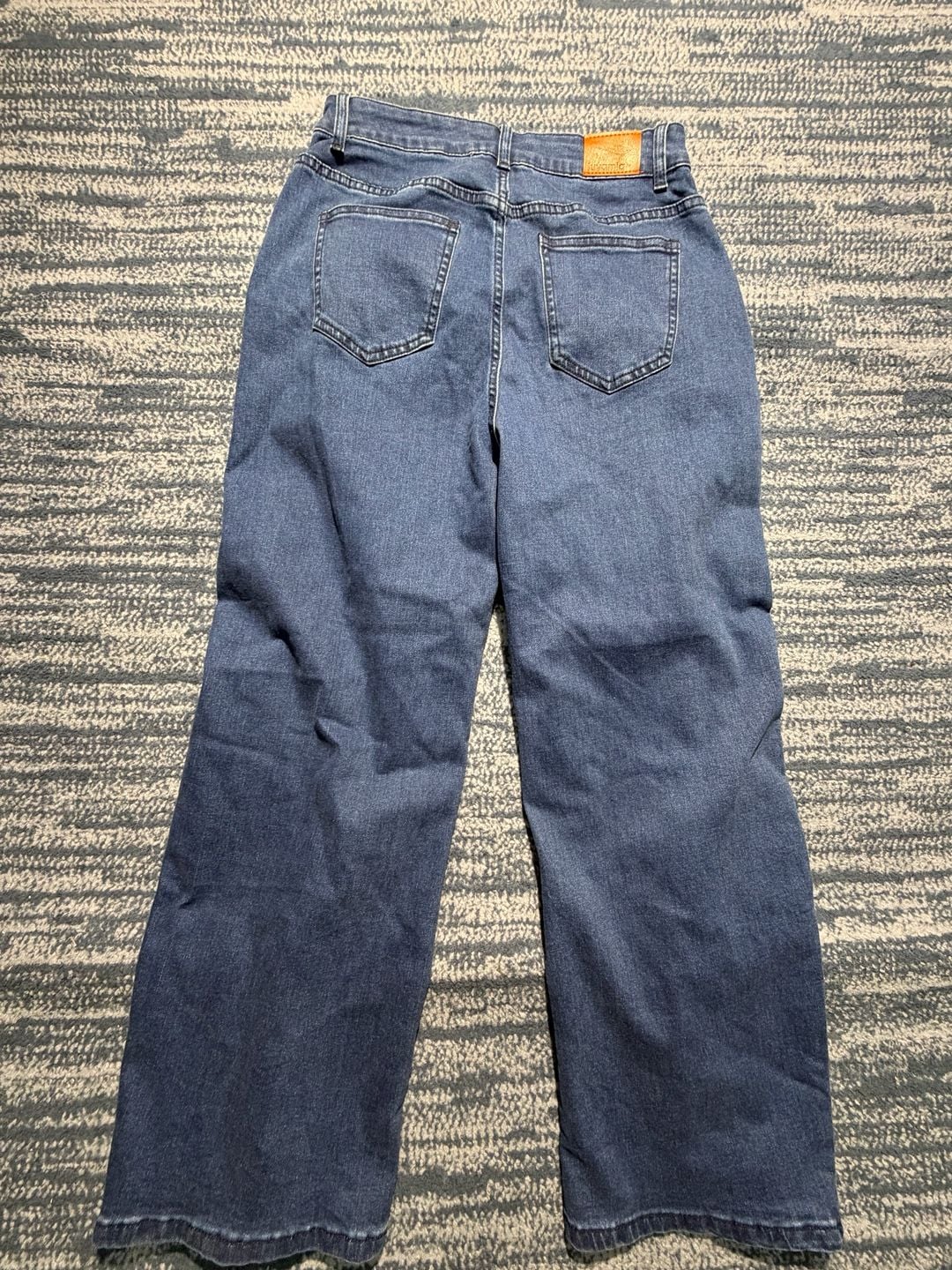 Luvamia Wide Leg Jeans Dark Blue Denim 13